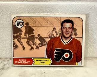 Hockey card from 1969-1970: Bernie Parent, Philadelphia Goal