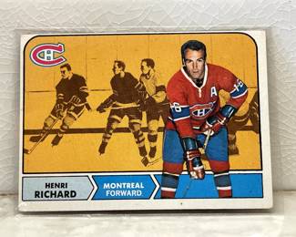 Hockey card from 1969-1970: Henri Richard, Montreal Forward