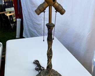 Antique lamp base No. 7, H.A. Best Lamp Company. Chicago, IL USA