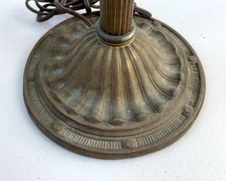Base detail of antique lamp base No. 10