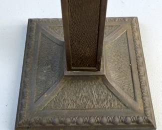 Detail of antique lamp base No. 11