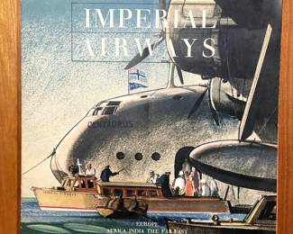 "Imperial Airways: Europe, Africa, India, The Far East, Australia" flier