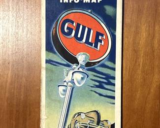 "Gulf" Delaware, Maryland, Virginia, West Virginia Info-Map"