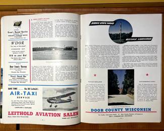 Interior detail of Door County, Wisconsin, "Nature's Air Conditioned Playground" booklet