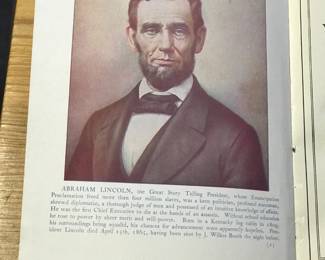 Interior page of "Lincoln's Own Yarns and Stories" edited by Colak McClurg