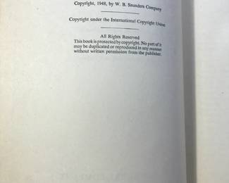 Copyright page of "Sexual Behavior in the Human Male" and "Sexual Behavior in the Human Female" by Kinsey, Pomeroy, Martin, and Gebhard, published by WB Saunders Company in 1953
