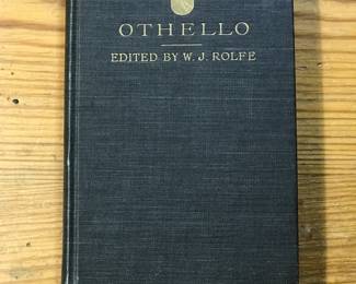"Othello" edited by WJ Rolfe, published by Harper & Brothers in 1907