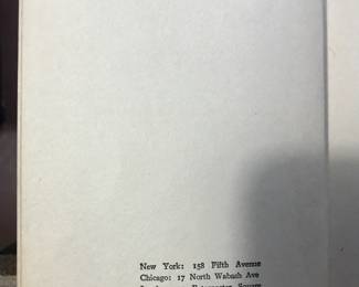 Copyright page of "Piney Woods and Its Story" by Laurence C. Jones, published by Fleming H Revell Company in 1922