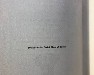 Copyright page of "Buffalo Days" by Col. Homer W Wheeler, published by The Bobbs-Merrill Company in 1925
