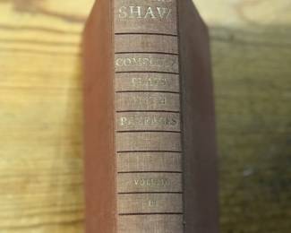 Spine detail of "Bernard Shaw: Complete Plays with Prefaces" Volume III published by Dodd, Mead, and Company in 1962