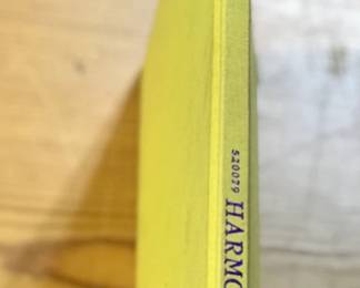 Spine detail of "Vogue Poster Book" published by Harmony Books in 1914