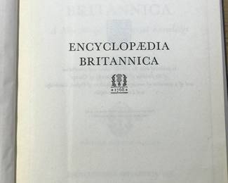 Cover page of "Encyclodpaedia Brittanica: 1768" published by Encyclopaedia Britannica, Inc in 1957
