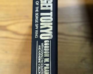 Spine detail of "Target Tokyo: The Story of the Sorge Spy Ring" by Gordon W Prange with Donald M Goldstein, and Katherine V Dillon, published by McGraw Hill in 1984