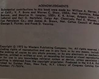 Copyright page of "A Golden Guide: Weeds" published by Western Publishing Company, Inc in 1972