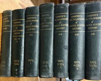"Harper's Encyclopedia of United States History: From 458 AD to 1912" Volumes 0, 1, 2, 4, 6, 7, and 10 published by Harper & Brothers Publishers