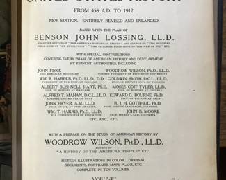 Copyright page of "Harper's Encyclopedia of United States History: From 458 AD to 1912" Volumes 0, 1, 2, 4, 6, 7, and 10 published by Harper & Brothers Publishers