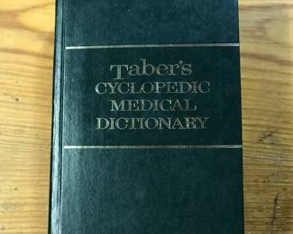 "Taber's Cyclopedic Medical Dictionary" published by FA Davis Company in 1981