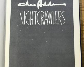 Title page of "Nightcrawlers" by Charles Addams, published by Simon and Schuster, New York in 1957