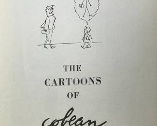 Title page of "The Cartoons of Cobean" by Sam Cobean, published by Harper & Brothers Publishers in 1952