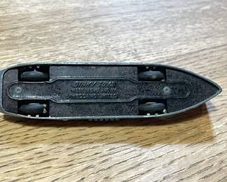 Bottom view of Dinky Toys England Rocket Racer