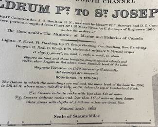 Detail of Nautical Map, "Lake Huron - North Channel, Meldrum Point to Saint Joseph Island"