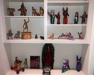 Folk art pieces