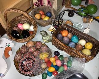 marble and onyx eggs