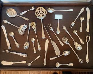 vintage/antique sterling flatware pieces
