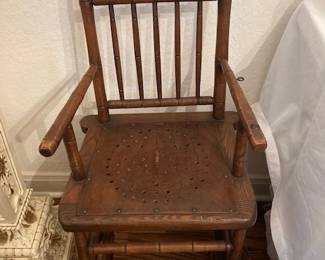 Victorian era high chair