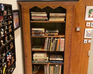 David Marsh cabinet with cook books