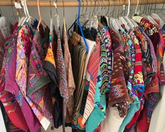 There are dozens and dozens of beautiful huipils