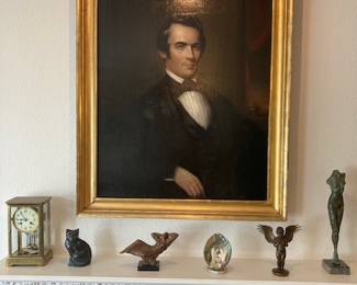 mid 19th century portrait painting