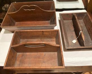 antique cutlery trays
