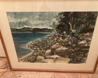 Frary watercolor 18x23 image size