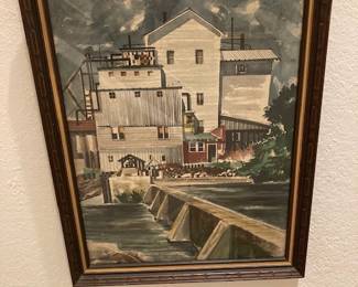 Frary watercolor 23x31 image size