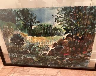 Frary watercolor 22x30 image size