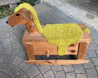home made rocking horse