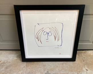 John Lennon self portrait serigraph
