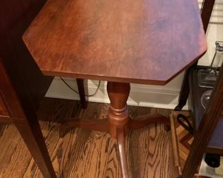 antique candlestick table