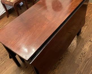 with the leaves down