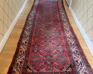 Antique runner/hall rug, 98.5 x 31
