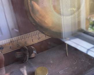 Close up of antique wall clock