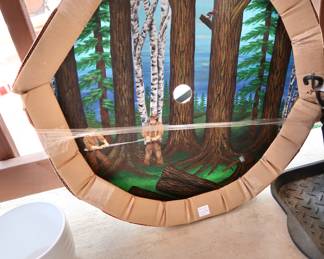 Painted Vintage Saw Blade