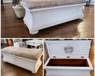 Shabby Chic Chest with HOME Design Inside