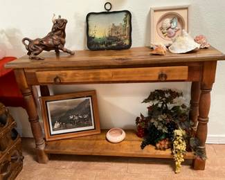 Rustic Sofa Table/Console Table 48x26