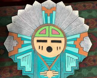 Kachina wall decor 13x13