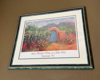 New Mexico wine and Chile war ‘97.   23x26