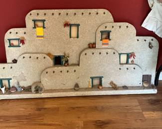 Southwest style adobe house. 48x25.5