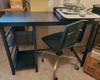 Black desk 30x43
