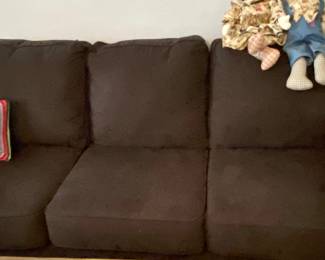 Like new black Sofia Vergara sofa